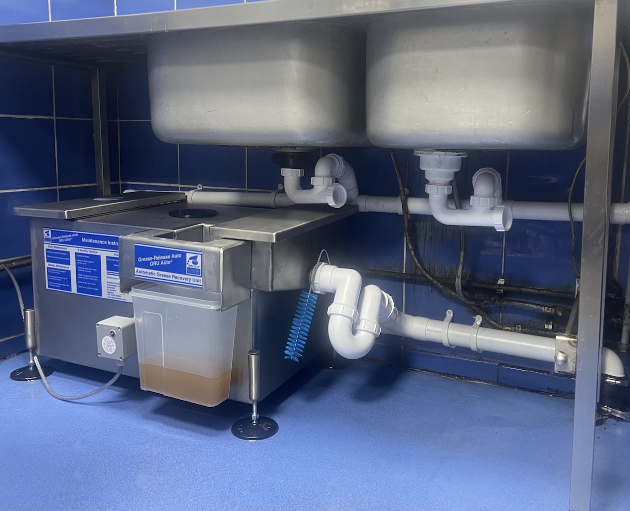Blue Kitchen Grease Trap GRU Auto